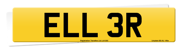 Registration number ELL 3R